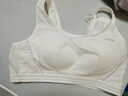 英氏【运动减震背心】儿童文胸发育期少女内衣工字背女童背心白色90A 实拍图