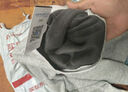 JEANSWEST LIFE真维斯加绒卫衣男秋冬季加厚保暖外套三角设计重磅灰色圆领上衣 实拍图