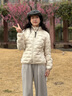 波司登25年鹅绒羽绒服女士秋冬轻薄立领修身短款休闲百搭舒适外套 实拍图