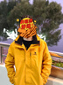骆驼（CAMEL）三防冲锋衣户外登山服防水防风防污三合一保暖时尚运动外套 A9W214119AX，谷子黄，男 S 实拍图