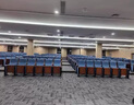 剧场电影剧院座椅礼堂联排桌椅带写字板报告厅会议室连体折叠排椅 影院座椅定金 实拍图