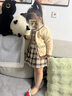 巴拉巴拉童装女童针织衫儿童毛衣秋季温柔绞花开衫时尚撞色上衣潮 浅驼50015 110cm 实拍图