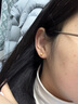 金至尊黄金耳钉女圆珠磨砂足金耳饰自戴新年礼物女计价 1.12克 实拍图