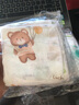 棉纱婴儿小方巾洗脸巾口水巾宝宝纱布毛巾新生儿超软2层薄款透气 25-25cm小方巾花色随机 5条装 实拍图