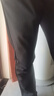 回力（Warrior）休闲裤男冬季加绒直筒阔腿裤子男运动卫裤男保暖长裤男裤 黑色L 实拍图