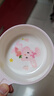 五和（WUHE）辅食碗儿童餐具宝宝吃饭碗卡通带手柄婴幼儿碗耐树脂食品级防烫 凯蒡猫单柄碗400ML+勺子 实拍图
