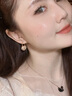 铂思亚花瑶耳环女小众设计2025新款气质银针耳钉简约耳扣高级感耳饰首饰 【花瑶】 实拍图