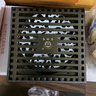 老铜匠（LTJ）地漏全铜防臭枪灰色长条隐形卫生间洗衣机淋浴超薄方形防臭 【加厚款】淋浴地漏-ABS防臭芯 实拍图