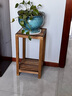 唯艺视品花架实木家用三件套吊篮中式隔断阳台客厅室内室外绿萝置物架简约 28*58 实拍图