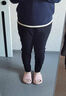 全棉时代孕妇装秋冬打底裤无缝一体织弹力百搭托腹秋冬款鲨鱼裤 黑色 XXL【建议体重148~170斤内穿】 实拍图