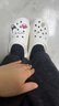 CROCS卡骆驰檀健次同款经典泡芙洞洞鞋轻便舒适男女同款花园鞋|207521 白色-100(含智必星) 37 /38(230mm) 实拍图