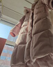 森马（Semir）羽绒服女长款三防防风宽松冬季2024保暖毛领连帽外套109724113018 实拍图