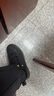 海澜之家（HLA）马丁靴男秋冬新款休闲中高帮加绒加厚靴子男士工装靴短筒保暖皮靴 黑色（HAAGZM4ABa0562 45 实拍图