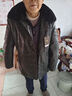 宝财羊爸爸装加绒加厚皮衣男冬季中年茄克大毛领外套中老年人男装衣服 实拍图