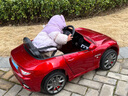 酷太阳玛莎拉蒂授权儿童电动车四轮遥控可坐人宝宝小孩四驱摇摆玩具汽车 烤漆酒红【发泡软轮+四驱+皮座椅+摇摆+高配功能】 实拍图