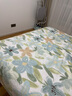 南极人（Nanjiren） 纯棉床单单件100%新疆全棉床单200x230cm四季加大230x250cm被单 雅蔓-绿【100%全棉面料 亲肤透气】 单床单 230cm*250cm 【适合1.8m床】 实拍图