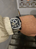 马克华菲（MARK FAIRWHALE） 手表男士全自动机械表国潮方形双面镂空男表运动防水腕表送男友 FW-6290银壳黑面网带 实拍图