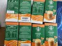 星巴克（Starbucks）精品速溶花式咖啡拿铁/卡布奇诺/香草/焦糖拿铁条装三合一冲饮 Top1-[经典焦糖] 两盒*10杯230g 实拍图