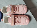 巴布豆（BOBDOG）童鞋女宝宝学步鞋加绒二棉鞋 106305033 果粉色30 实拍图