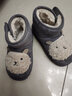 泰兰尼斯冬季新款儿童雪地靴女童毛绒舒适保暖男童防滑靴子 高级灰 28码 实拍图