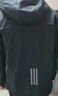 adidas拒水防泼休闲简约舒适连帽夹克外套男女阿迪达斯官方轻运动 黑色 L 实拍图