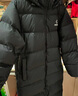 准者长款羽绒服男女情侣款春季新品鸭绒保暖防风加厚运动连帽外套 纯正黑 L (175) 实拍图