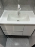 荣洁（RONGJIE）65cm75/85/95/105厘米浴室柜陶瓷一体盆现代简约洗脸卫生间洗漱台 烧制一体陶瓷盆75cm+智能全镜柜 实拍图