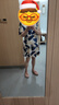 HENGTRAVELER夏季新款妈妈泳衣女中老年泡温泉显瘦遮肚保守裙式连体大码泳装 宝蓝色 2XL【建议120-140斤】 实拍图