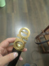 古士旗（GUSKI）法国品牌男士皮带男真皮自动扣钢扣头层牛皮腰带男裤带生日礼物 G-943金色/专柜礼盒 115cm -130cm随机/联系客服指定cm 实拍图
