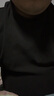 真维斯（JEANSWEST）长袖t恤男装秋冬季款保暖内搭打底衫双面加绒纯色男士长袖上衣服 黑色 纯色 4XL 【秋冬必备】 实拍图
