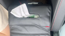 ZOMIT皮革汽车扶手箱增高垫车载纸巾盒收纳袋车上装饰用品车内中控储物 【扶手垫+纸巾盒二合一】尊贵黑 实拍图
