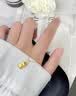 中国黄金（CHINA GOLD）黄金吊坠女足金小金砖项链首饰七夕情人节生日礼物送女友老婆爱人 刻字/贺卡*小金砖吊坠 约1g【赠银镀金链】 实拍图