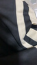 Foss Phil条纹裤子男春夏季运动冰丝薄款宽松直筒阔腿休闲长裤271黑色3XL 实拍图