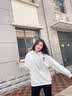 MJ STYLE重磅连帽卫衣女2026春秋薄款不加绒宽松休闲美式复古学生帽衫上衣 实拍图
