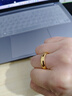 快手越南沙金戒指男士女款光面情侣婚庆对戒简约戒子久不掉色 实拍图