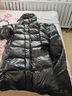 高梵黑金鹅绒服王星越同款先锋3.0八格男女同款羽绒服长款冬季厚外套 黑色 M 实拍图