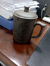 八玺（BAXI）宜兴手工紫砂杯带盖办公杯男士泡茶杯紫砂茶杯团购定制送爸爸  山水紫泥飞把-邹耀明老师-500ml 450ml 1个 买一得多/证书礼盒齐全 实拍图