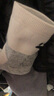 安德玛（Under Armour）运动袜(3双装)中筒跑步足篮球羽毛球男女吸汗运动夏季袜子 灰色XL 实拍图