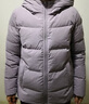 坦博尔羽绒服女短款秋冬连帽宽松保暖女士外套厚TD236356 芝袊紫 160  实拍图