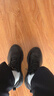 斯凯奇（Skechers）男士运动皮鞋软底足弓支撑运动鞋系带绅士商务鞋 BLK黑色 41.5 实拍图