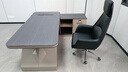 三雀轻奢老板桌办公桌简约现代董事长总裁桌大班台经理办公室桌椅组合 1.8米老板桌 实拍图