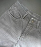 AEMAPE美国苹果进口精梳棉男款牛仔裤商务直筒斜纹休闲长裤春夏薄款透气 灰色 30 2.3尺腰围 实拍图