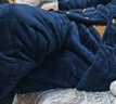 芬腾睡衣男三层加厚珊瑚绒夹棉家居服套装秋冬季男士加绒法兰绒 实拍图