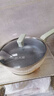 炊大皇 炒锅不粘锅 麦饭石色平底多用煎炒锅28cm 磁炉通用倾城QCM28WO 实拍图