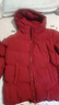 坦博尔羽绒服女短款秋冬连帽宽松保暖女士外套厚TD236356 酱紫红 175  实拍图