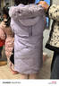 鸭鸭儿童羽绒服洋气中长款大毛领中大童加厚极寒童装冬季外套WJ 黑色 160 实拍图