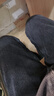 顶峰保罗（Dingfengbaoluo）美式牛仔裤男生冬季加绒直筒裤子宽松休闲阔腿长裤DFK24黑灰M 实拍图