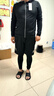 赢虎（YINGHU）运动套装跑步加绒男士速干衣秋冬季保暖健身服男训练紧身服高弹 五件套（A款） M【95-115】斤 实拍图