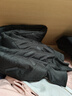 罗蒙羊羔绒双层加绒加厚休闲裤男冬季中青年运动卫裤防寒保暖直筒棉裤 黑色 2XL (185) 适合155-170斤 实拍图