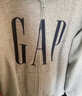 GAP男女装秋季款印花字母logo抓绒连帽卫衣休闲外套660128 实拍图